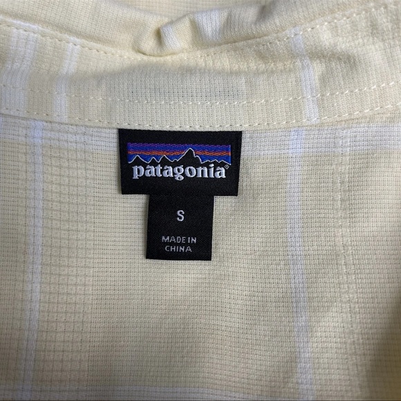 Patagonia Women's Lightweight A/C Top Shirt Harvest Windowpane Size Small - Picture 5 of 7